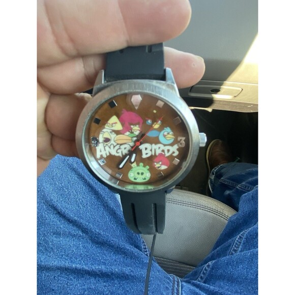 NOS Rovio Entertainment 2009-2011 Angry Birds Large Dial Watch With New Battery main image 9